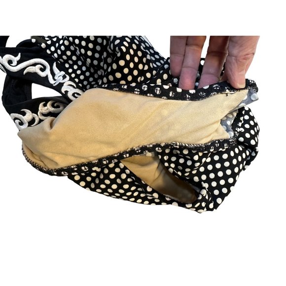 1990s swimsuit polka dot slimming maillot Miraclesuit Size 8 - Picture 7 of 7